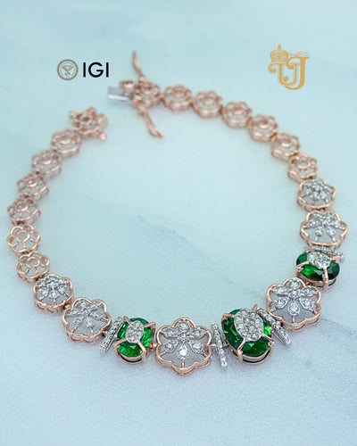 The Radiant Indigo Wing Bracelet