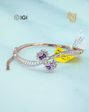 The Celestial Violet Wing Bracelet