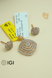 The Infinity Square Pendant Set