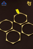 Royal Hexagonal Filigree Bangle Set