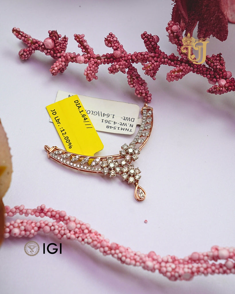 The Rose Gold Heritage Bloom Mangalsutra
