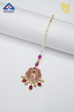 Pink Stone Floral Tikka