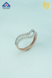Duo Wave Diamond Ring