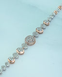 The Eternal Rose & Frost Link Bracelet