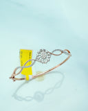 The Radiant Sunburst Infinity Bracelet