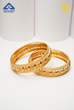 Radiant Wave Bangle Pair