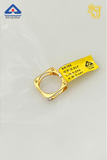Cubic Zirconia Gold Band
