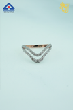 Duo Wave Diamond Ring