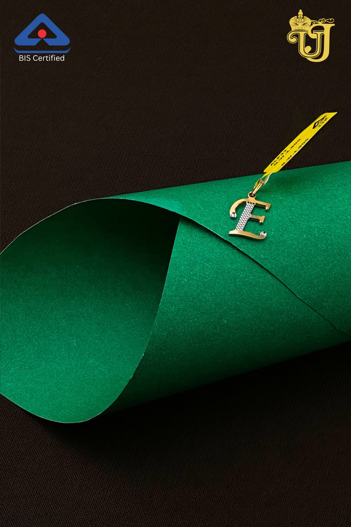 Letter 'E' Alphabet Pendant