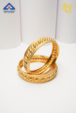 Radiant Wave Bangle Pair