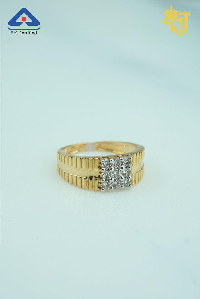 Urban Grid Diamond Band