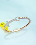 The Radiant B-Alphabet Infinity Bracelet