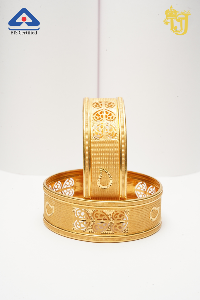Gold Wedding Heart Design Kadas