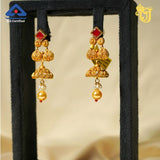 The Royal Pink Jhumka Set