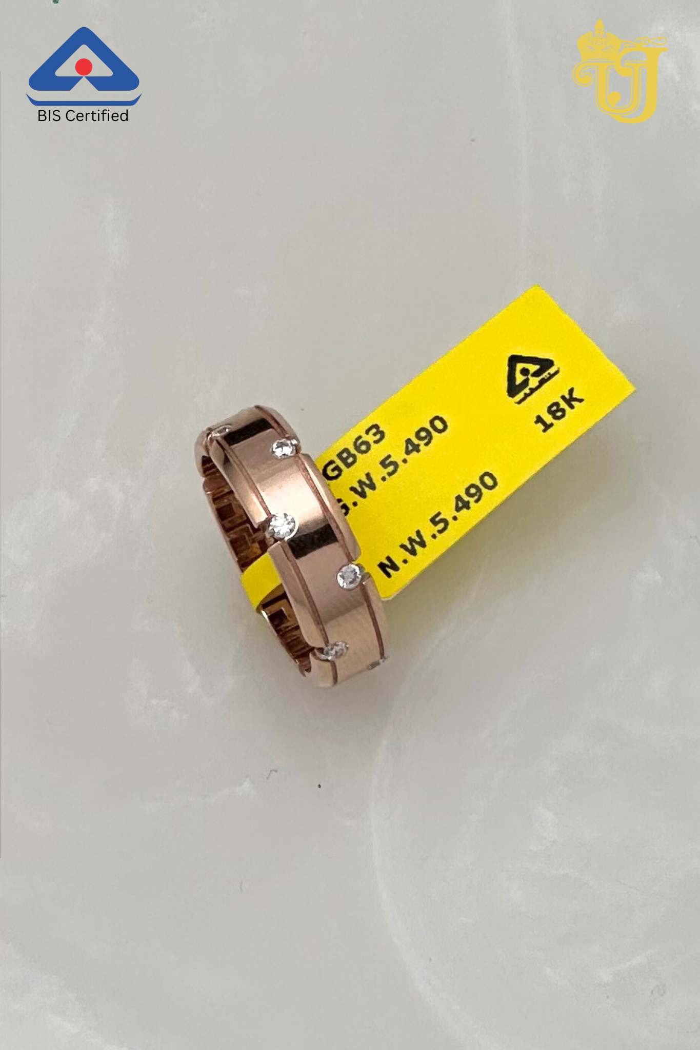 Rose Gold Band Hallmark(RGB942)