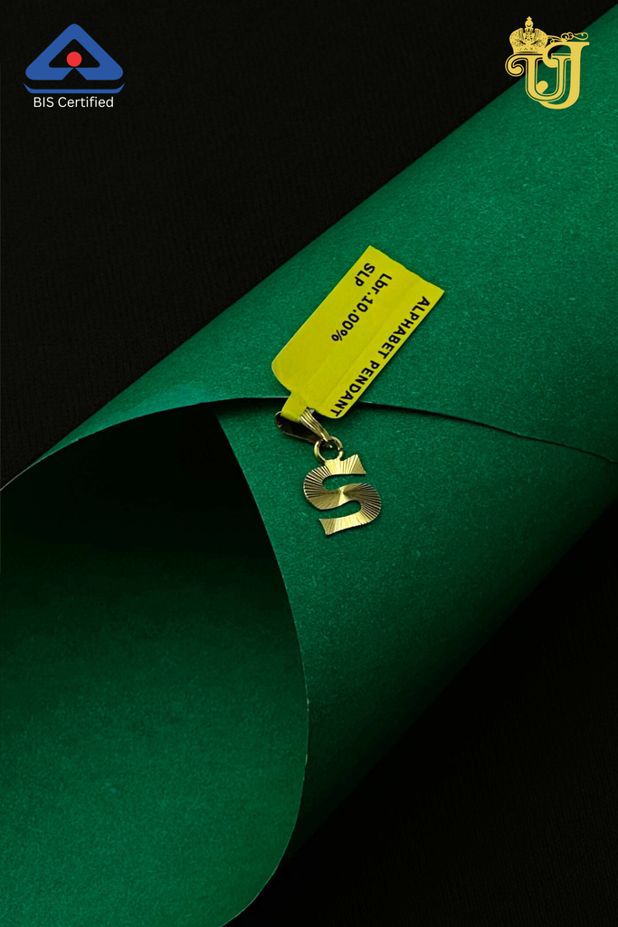 Letter 'S' Alphabet Pendant