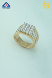 Grandeur 16-Stone Radiant Ring