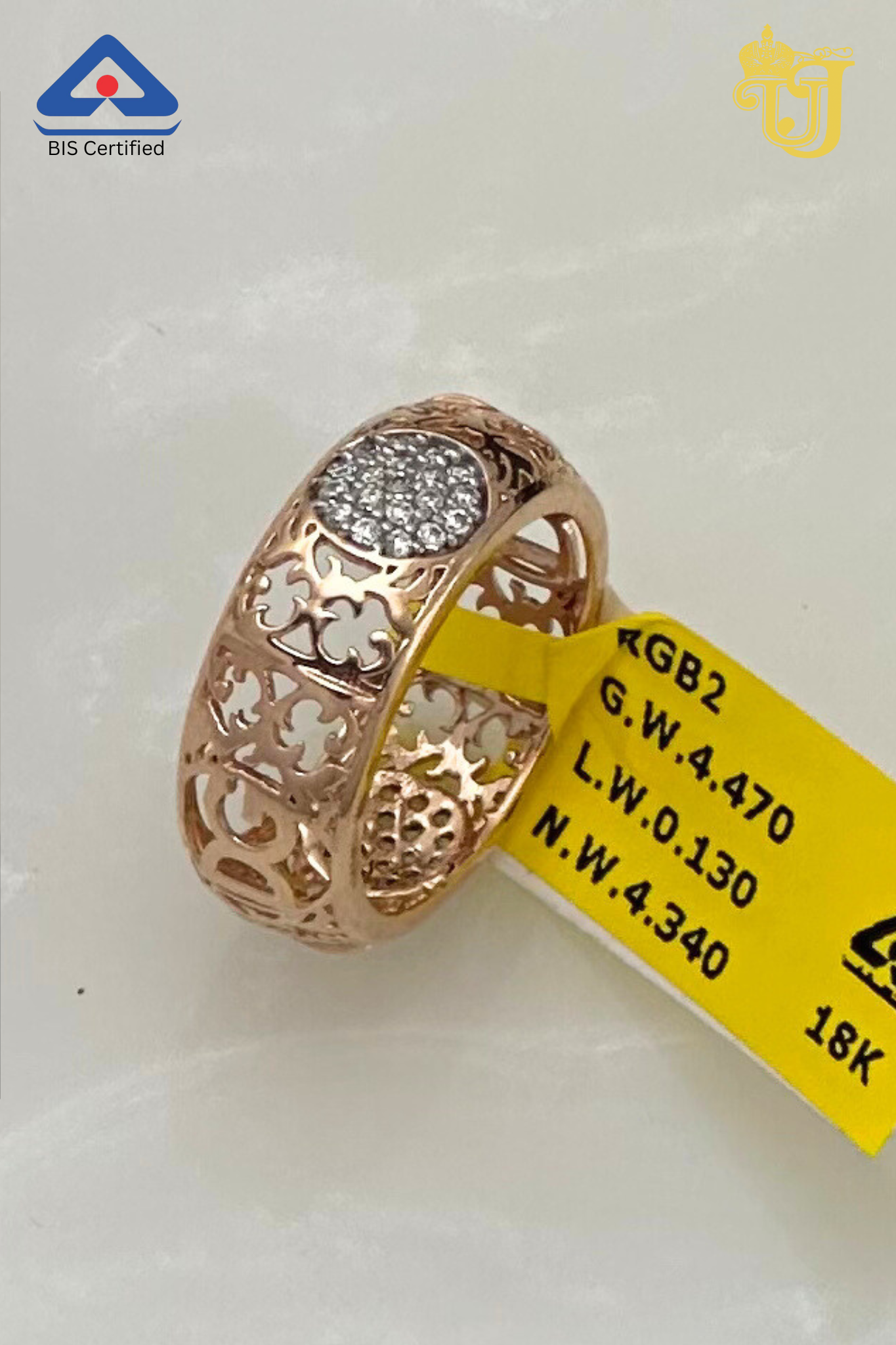 Rose Gold Band Hallmark(RGB279)