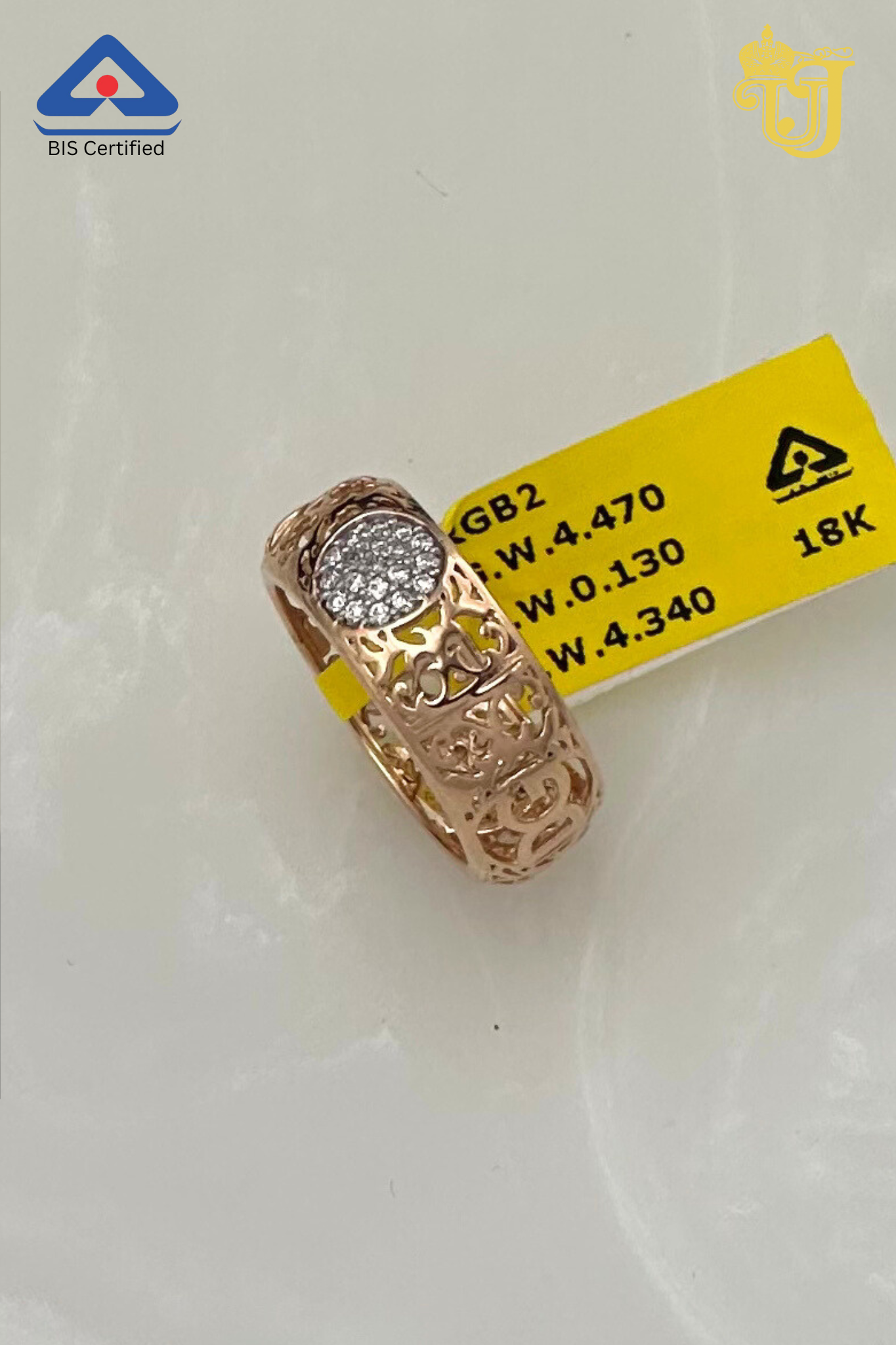 Rose Gold Band Hallmark(RGB279)