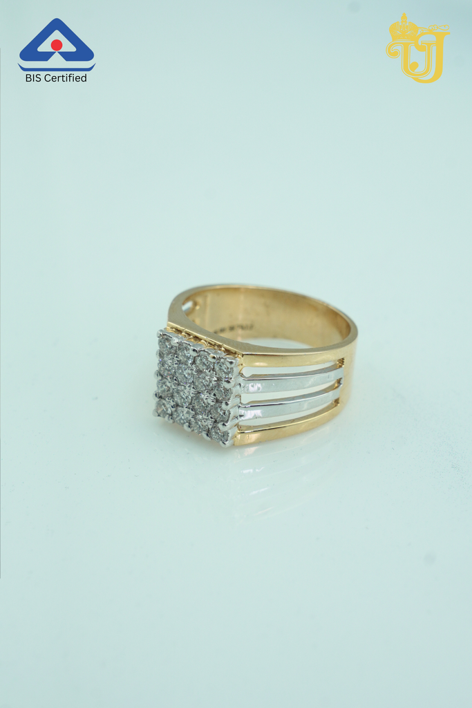 Grandeur 16-Stone Radiant Ring