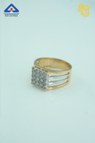 Grandeur 16-Stone Radiant Ring