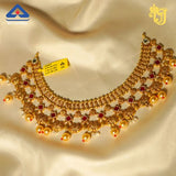 The Royal Pink Jhumka Set