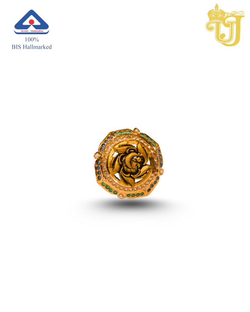Gilded Sunflower Ring