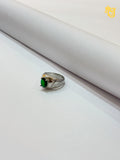 Imperial Green Stone Signet Ring