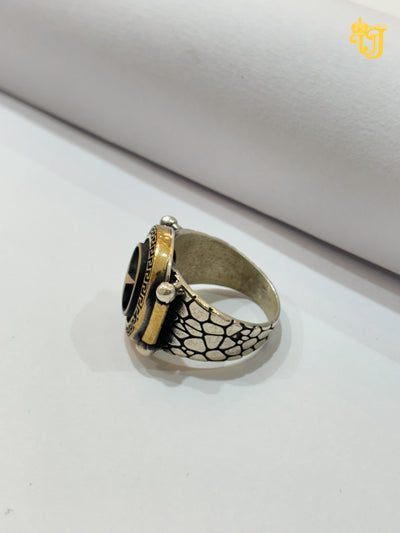 Star Emblem Signet Ring