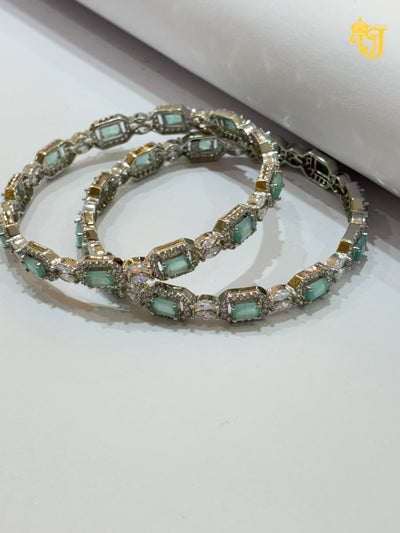 Luxury Tricolor Eternity Bangle