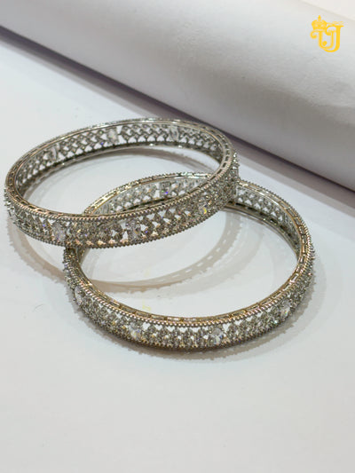 Eternal Sparkle Silver Bangle