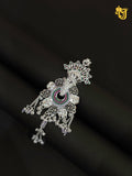 Imperial Floral Fan Heritage Key Chain