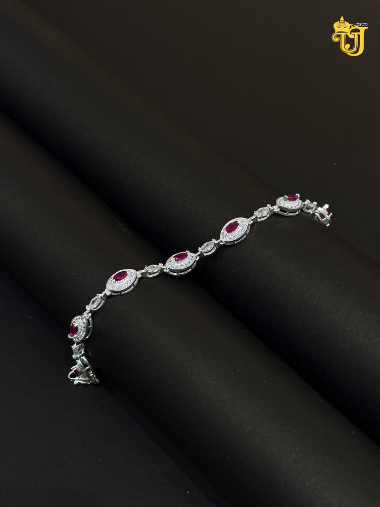 Ruby Radiance Link Bracelet