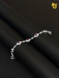Ruby Radiance Link Bracelet