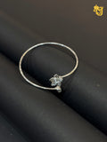 Graceful Petal Silver Bracelet