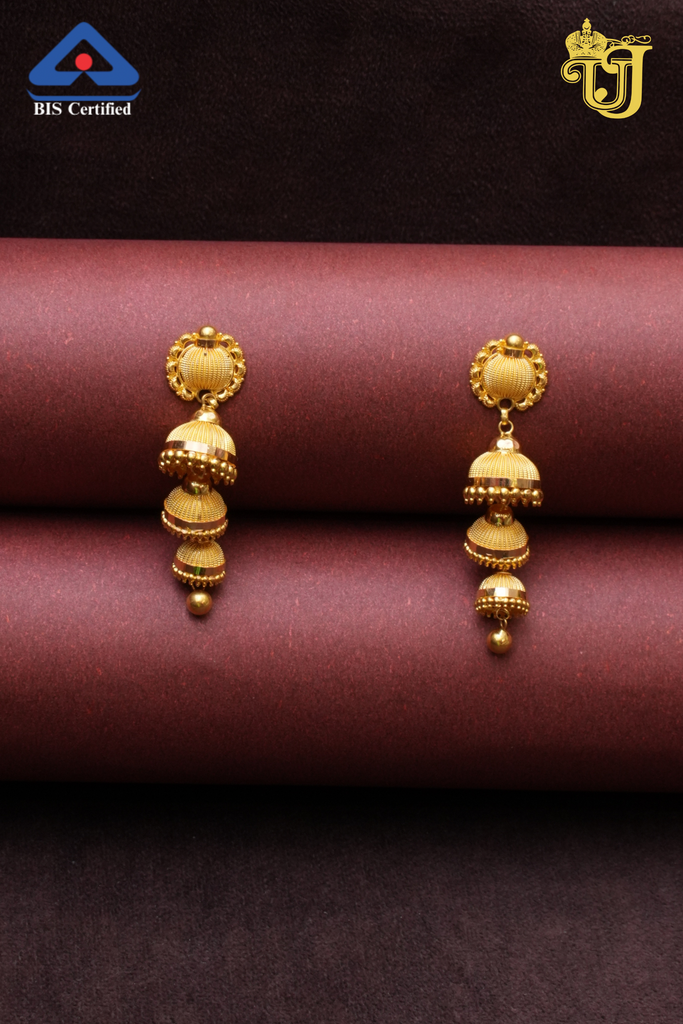 Triple Layered Jhumki