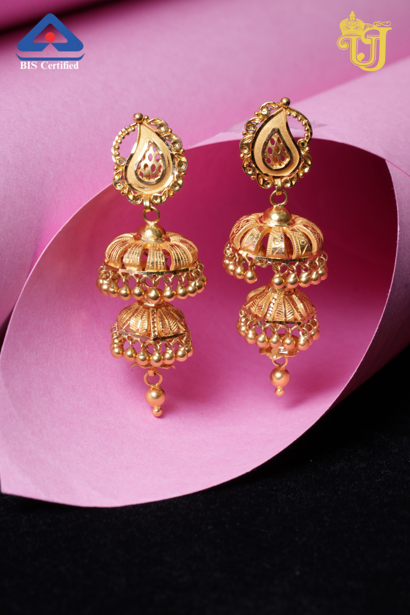 Gold Jhumki