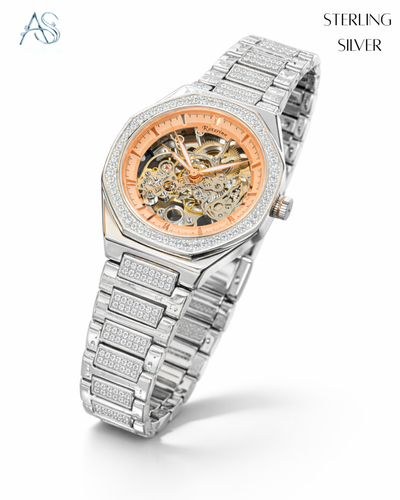 Spectra Rose Skeleton Men's Watch