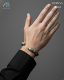 Silver King Cobra Scale Bracelet