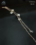 Triple-Layer Festive Daily Anklet