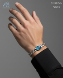 Blue Gemstone Bracelet