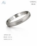 The Sterling Silver Matrix Gent's Kada