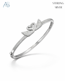 Sterling Silver Curve Ladies Bracelet