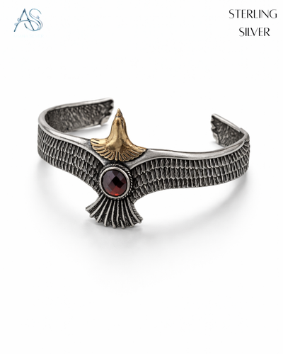 The Imperial Bird Sterling Silver Gent's Kada