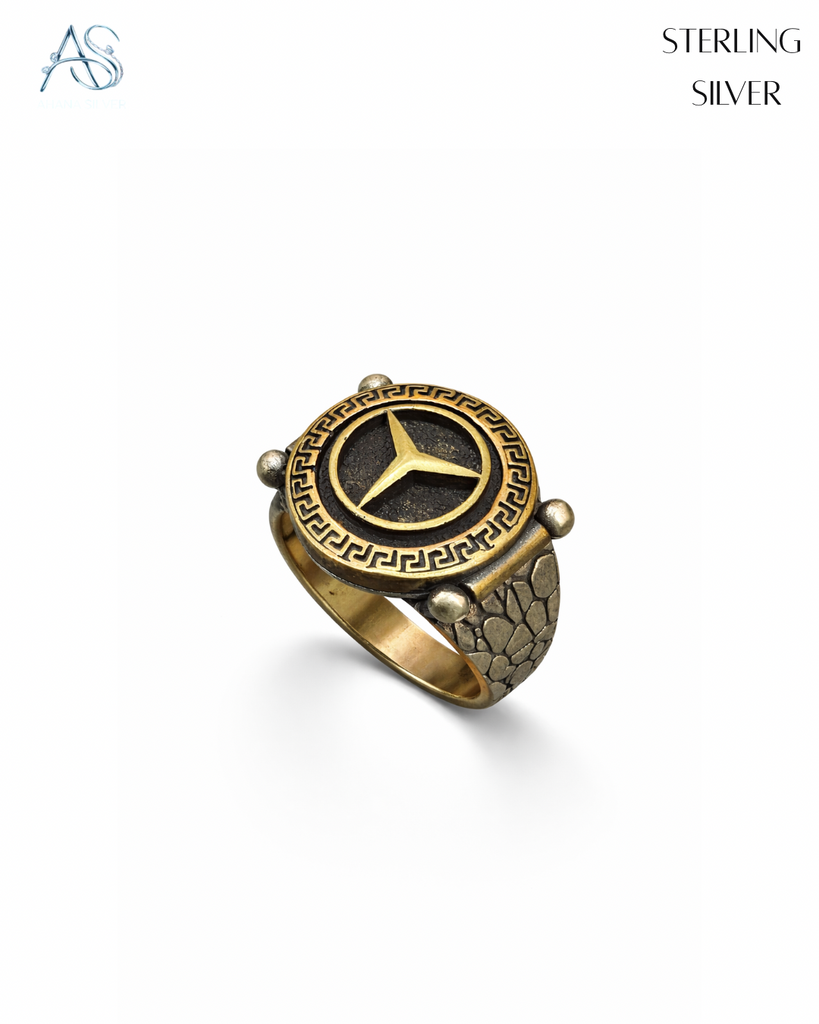 Silver Warrior Star Ring