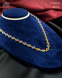 The Two-Tone Square Link Gent's Chain