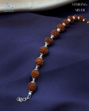 Sacred Rudraksha Link Bracelet
