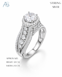 Double Layer Silver Ring