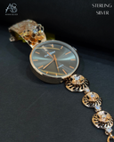 Golden Aura Sterling Ladies Watch