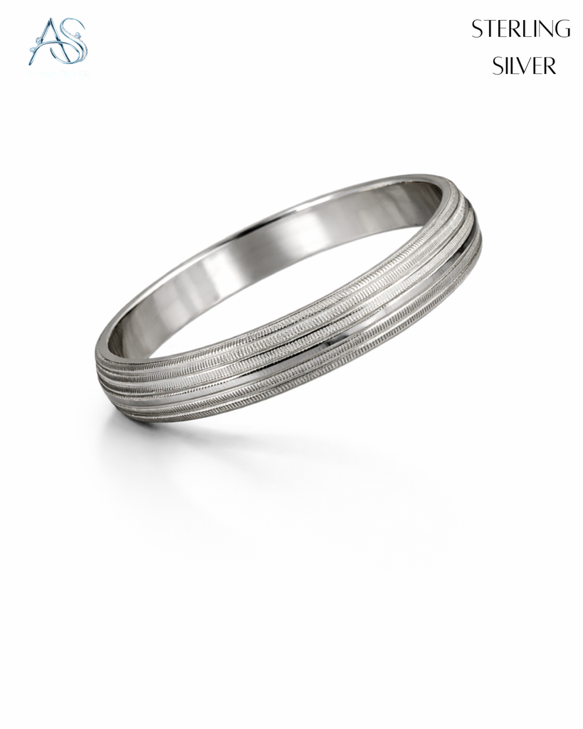 The Sterling Silver Matrix Gent's Kada
